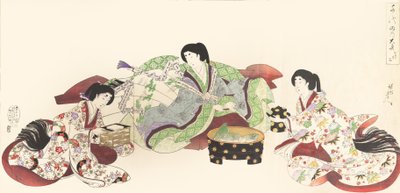 Álbum de Mujeres del Castillo de Chiyoda, 1895 de Chikanobu Yoshu