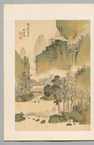 Paisaje, 1808 de Chikuto Nakabayashi