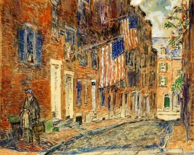 Calle Acorn, Boston de Childe Frederick Hassam