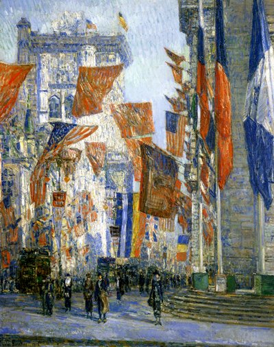 Avenida de los Aliados de Childe Frederick Hassam