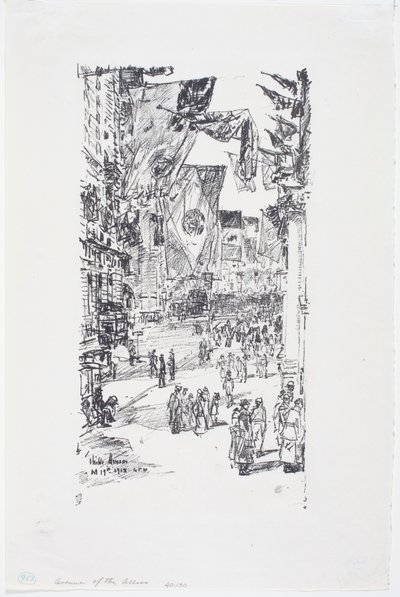 Avenida de los Aliados, Calle de la Ciudad (5ª Avenida) de Childe Frederick Hassam