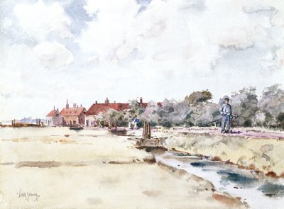 Escenario del canal de Childe Frederick Hassam