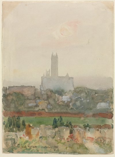 Catedral de Canterbury de Childe Frederick Hassam