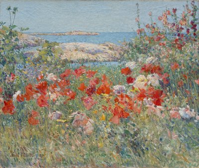 Jardín de Celia Thaxter, Isles of Shoals, Maine de Childe Frederick Hassam