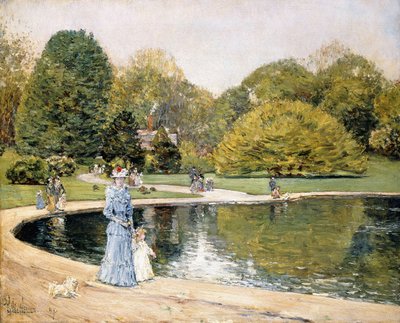 Parque Central de Childe Frederick Hassam