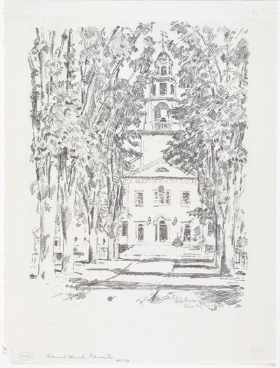 Iglesia Colonial, Gloucester de Childe Frederick Hassam