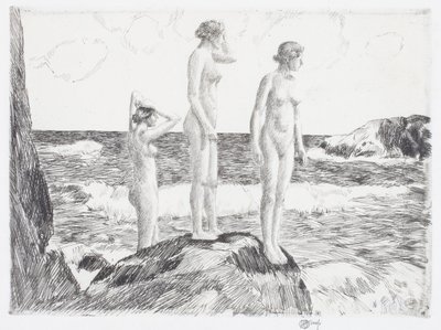 Bañistas de aguas profundas de Childe Frederick Hassam