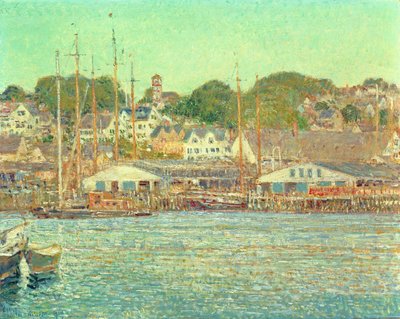 Puerto de Gloucester de Childe Frederick Hassam
