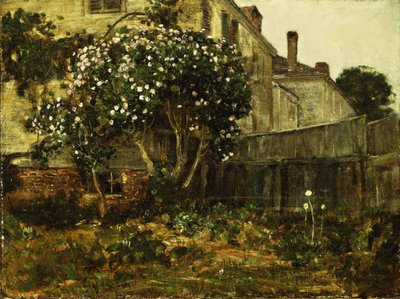 Tiempo de lilas, c.1884 (óleo sobre lienzo) de Childe Frederick Hassam
