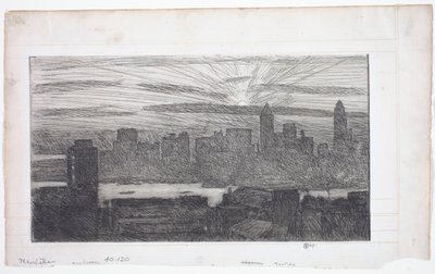 Manhattan de Childe Frederick Hassam
