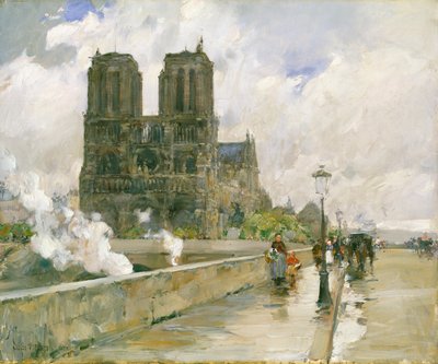 Catedral de Notre Dame, París de Childe Frederick Hassam