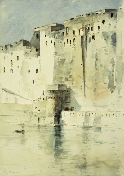 Antigua fortaleza de Nápoles de Childe Frederick Hassam