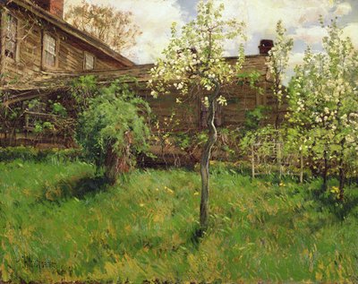 Old House, Dorchester de Childe Frederick Hassam