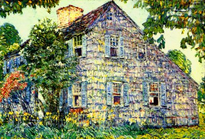 Old House, East Hampton de Childe Frederick Hassam