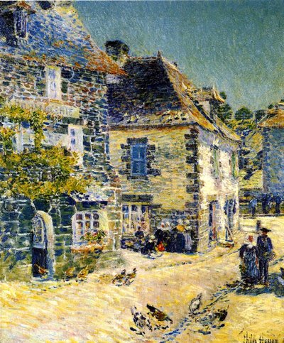 Pont Aven, Bretaña de Childe Frederick Hassam