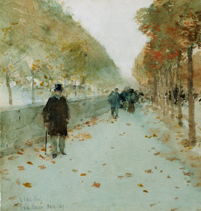 Muelle del Louvre de Childe Frederick Hassam