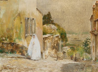 Mañana de primavera, rue Mt. Cenis, Montmartre de Childe Frederick Hassam