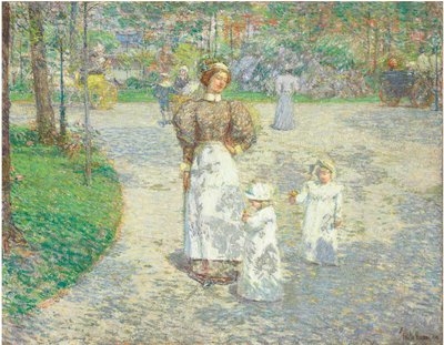 Primavera en Central Park de Childe Frederick Hassam