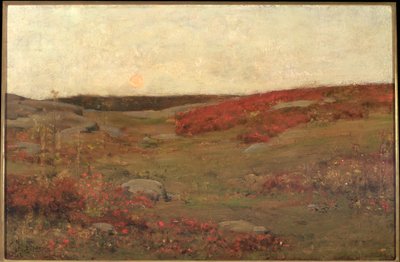 Amanecer, otoño, c.1885 (óleo sobre lienzo) de Childe Frederick Hassam