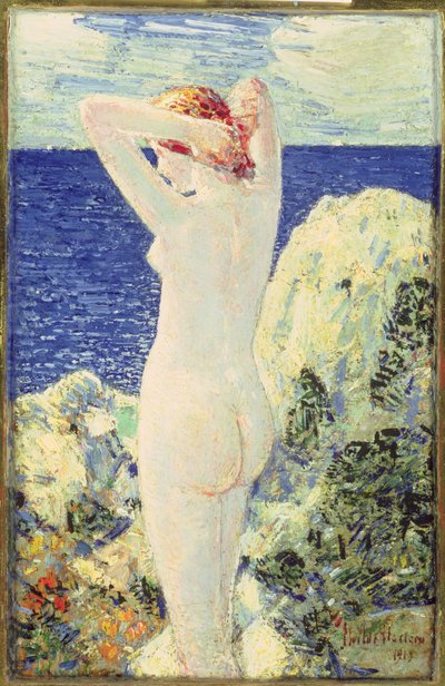 El bañista de Childe Frederick Hassam