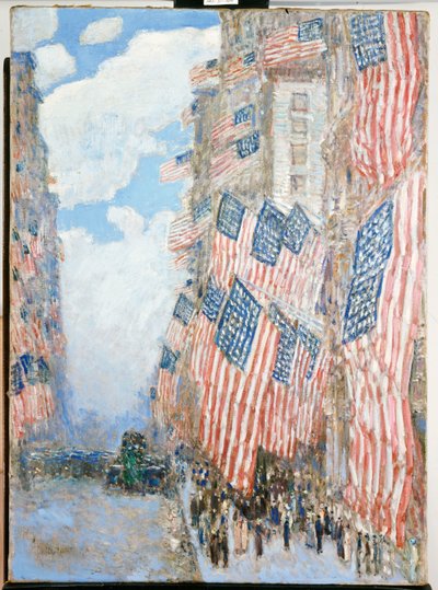 El 4 de julio de Childe Frederick Hassam