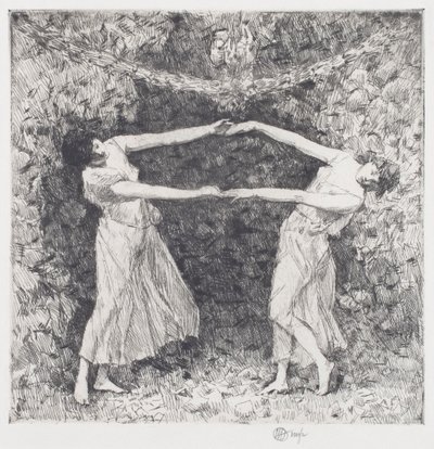 El baile del laurel de Childe Frederick Hassam