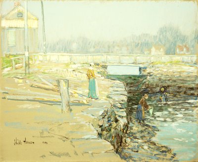 La presa del molino, Cos Cob de Childe Frederick Hassam