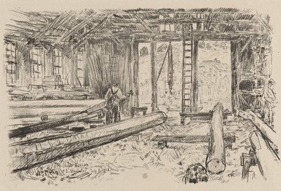 The Spar Shop, Gloucester, 8 de julio de Childe Frederick Hassam