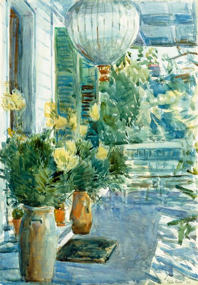 Veranda de la Casa Antigua de Childe Frederick Hassam