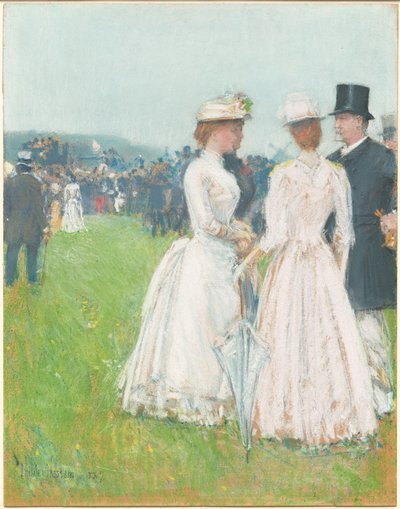 En el Gran Premio de París de Childe Hassam