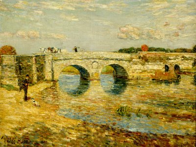 Puente sobre el Stour de Childe Hassam