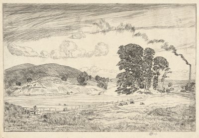 Colinas de Danbury, 1920 de Childe Hassam