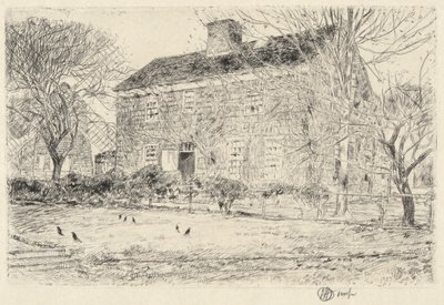 Hogar, dulce hogar, nº 2, Easthampton, 1923 de Childe Hassam