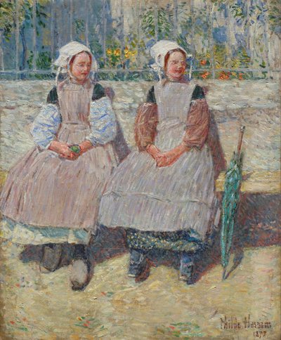 A la luz del sol de Childe Hassam