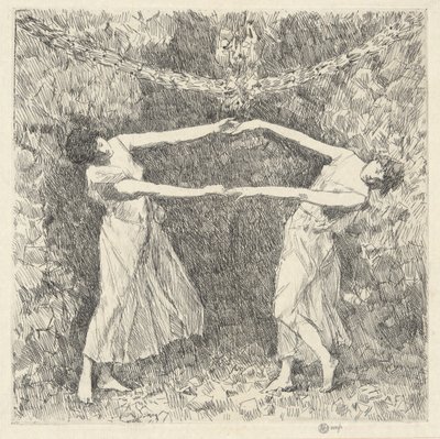 danza del laurel de Childe Hassam