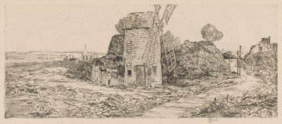 Molino de viento de Long Island, 1929 de Childe Hassam