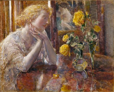 Maréchal Niel Roses de Childe Hassam