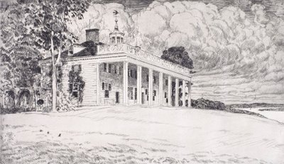 Mount Vernon de Childe Hassam