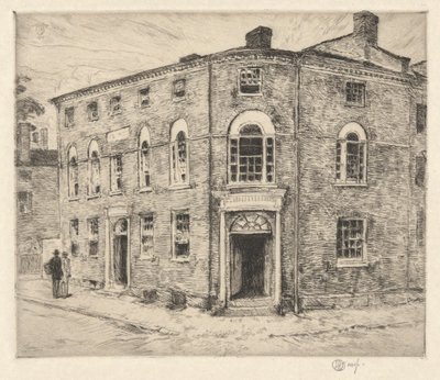 Antigua Aduana, Portsmouth, 1915 de Childe Hassam