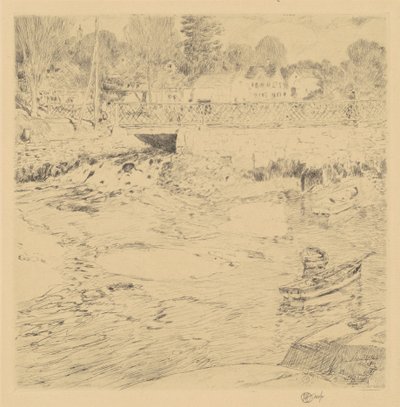 Encaje antiguo de Childe Hassam