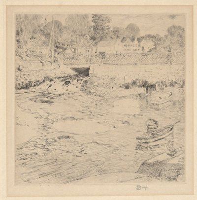 encaje viejo de Childe Hassam