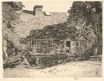 Antigua casa de Mulford, Easthampton, 1926 de Childe Hassam
