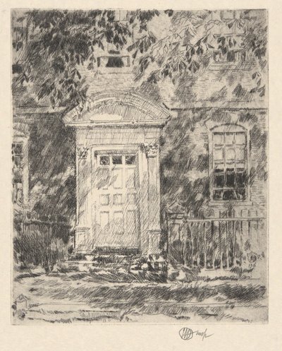Puerta de Portsmouth de Childe Hassam
