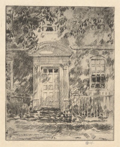 Puerta de Portsmouth, 1916 de Childe Hassam