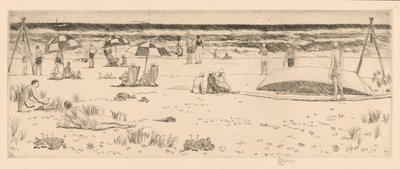 El club de playa, Easthampton de Childe Hassam
