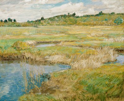 La pradera de Concord de Childe Hassam