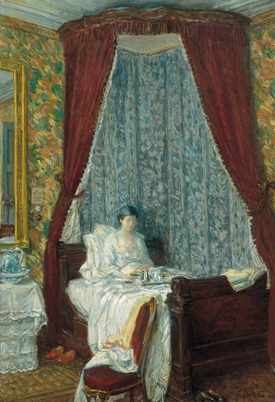 El desayuno francés, 1910 de Childe Hassam