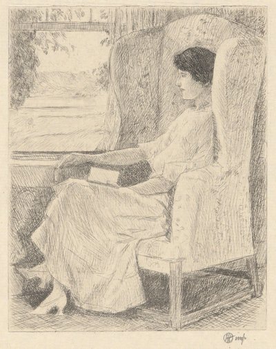 La silla georgiana de Childe Hassam