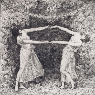 La danza del laurel de Childe Hassam