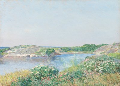 El pequeño estanque, Appledore de Childe Hassam